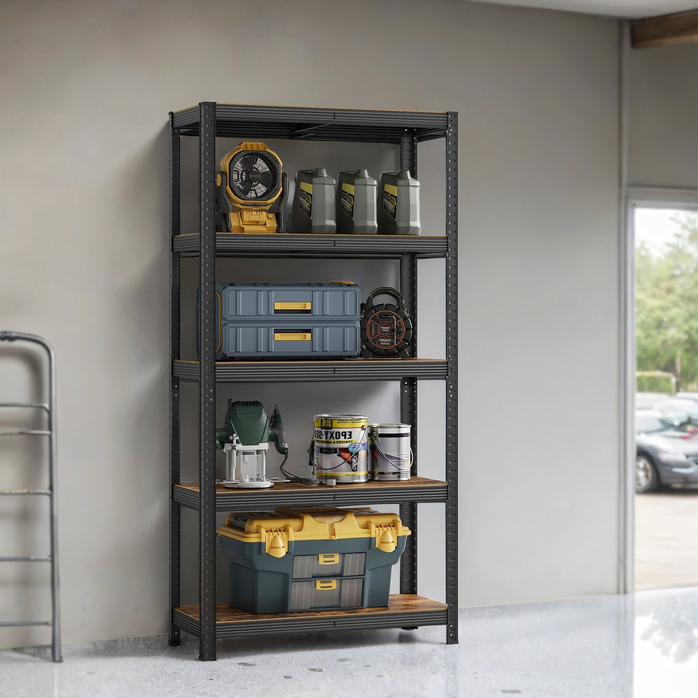 Garage Storage Shelving Set of 2, 40 x 90 x 180 cm, Silver - image 37
