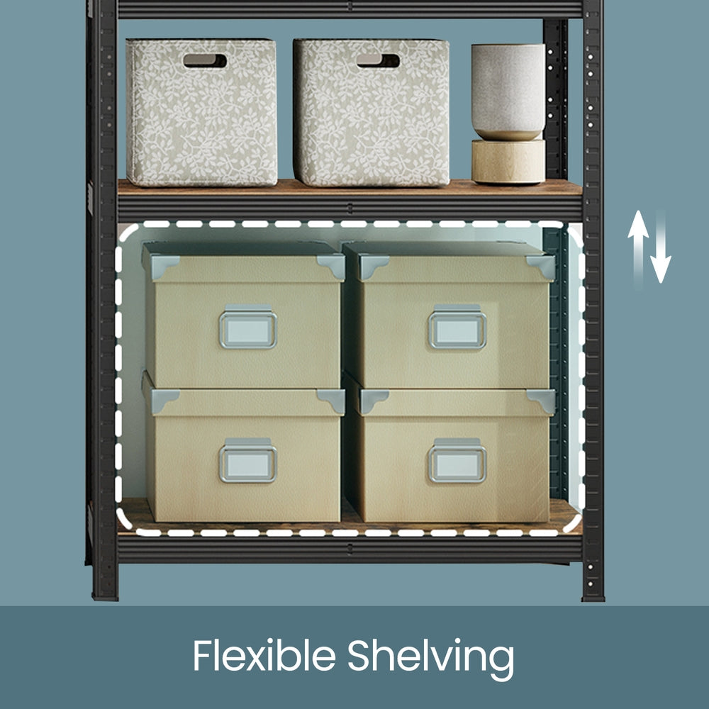 Garage Storage Shelving Set of 2, 40 x 90 x 180 cm, Silver - image 39
