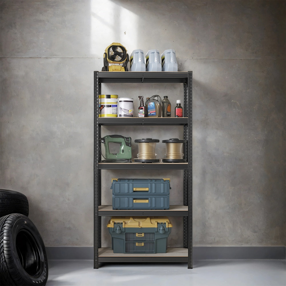 Garage Storage Shelving Set of 2, 40 x 90 x 180 cm, Silver - image 46