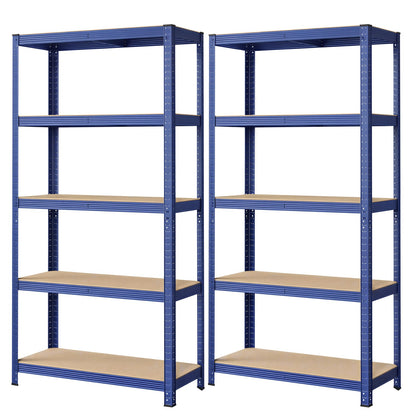 Garage Storage Shelving Set of 2, 40 x 90 x 180 cm, Silver - image 76