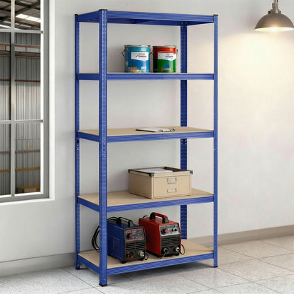 Garage Storage Shelving Set of 2, 40 x 90 x 180 cm, Silver - image 79
