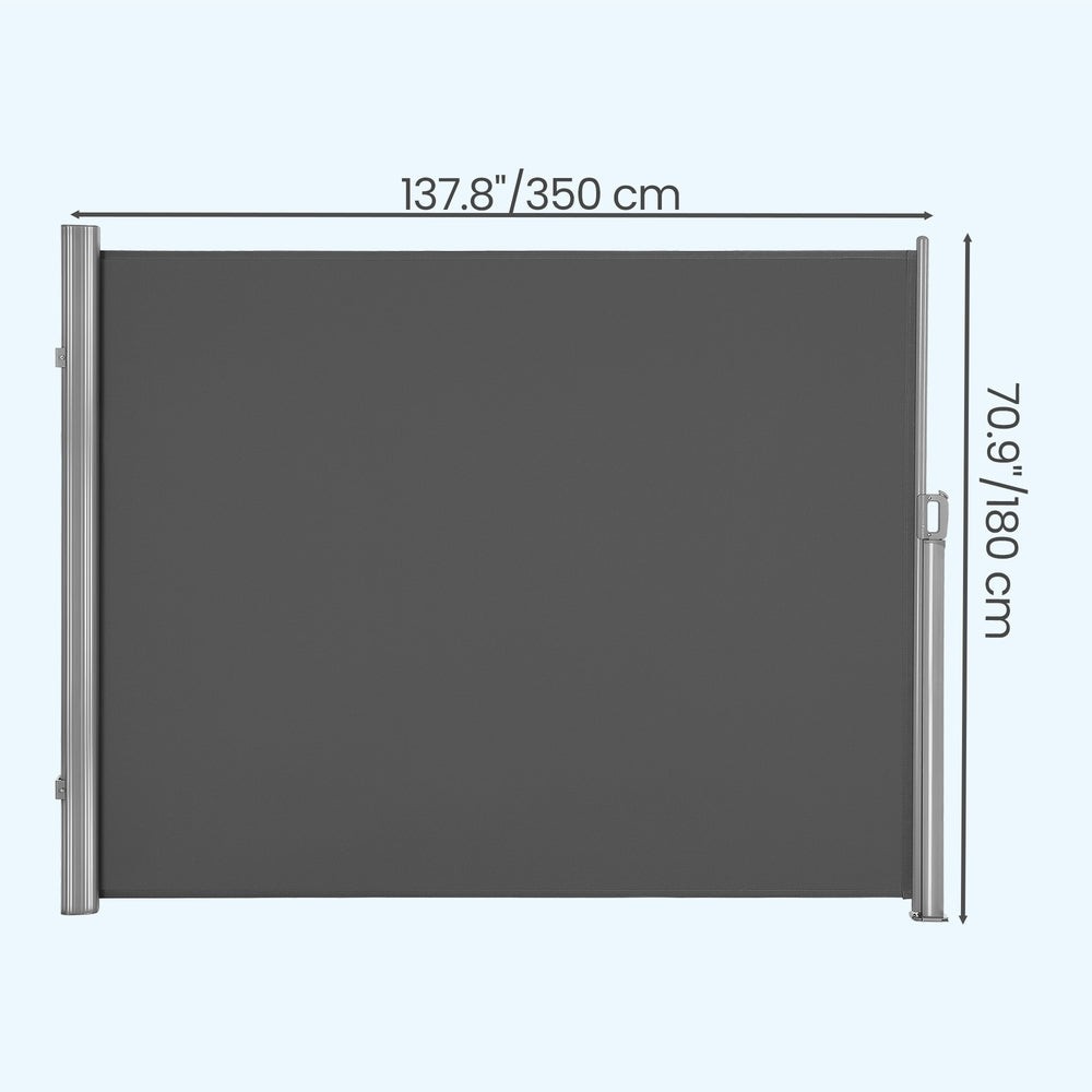 Extendable Side Shade 180 x 350 cm Privacy Screen - image 4