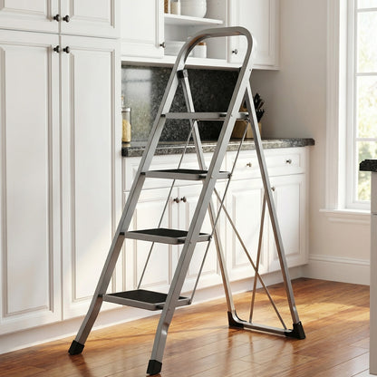 4-Step Ladder, Folding Ladder, Safety Lock - image 4