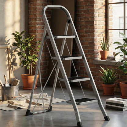 4-Step Ladder, Folding Ladder, Safety Lock - image 5