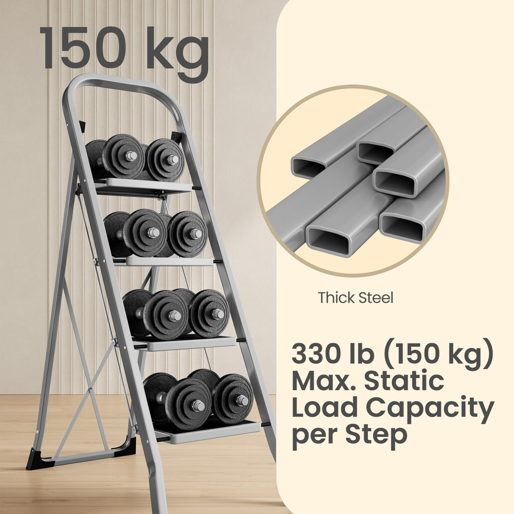 4-Step Ladder, Folding Ladder, Safety Lock - image 8