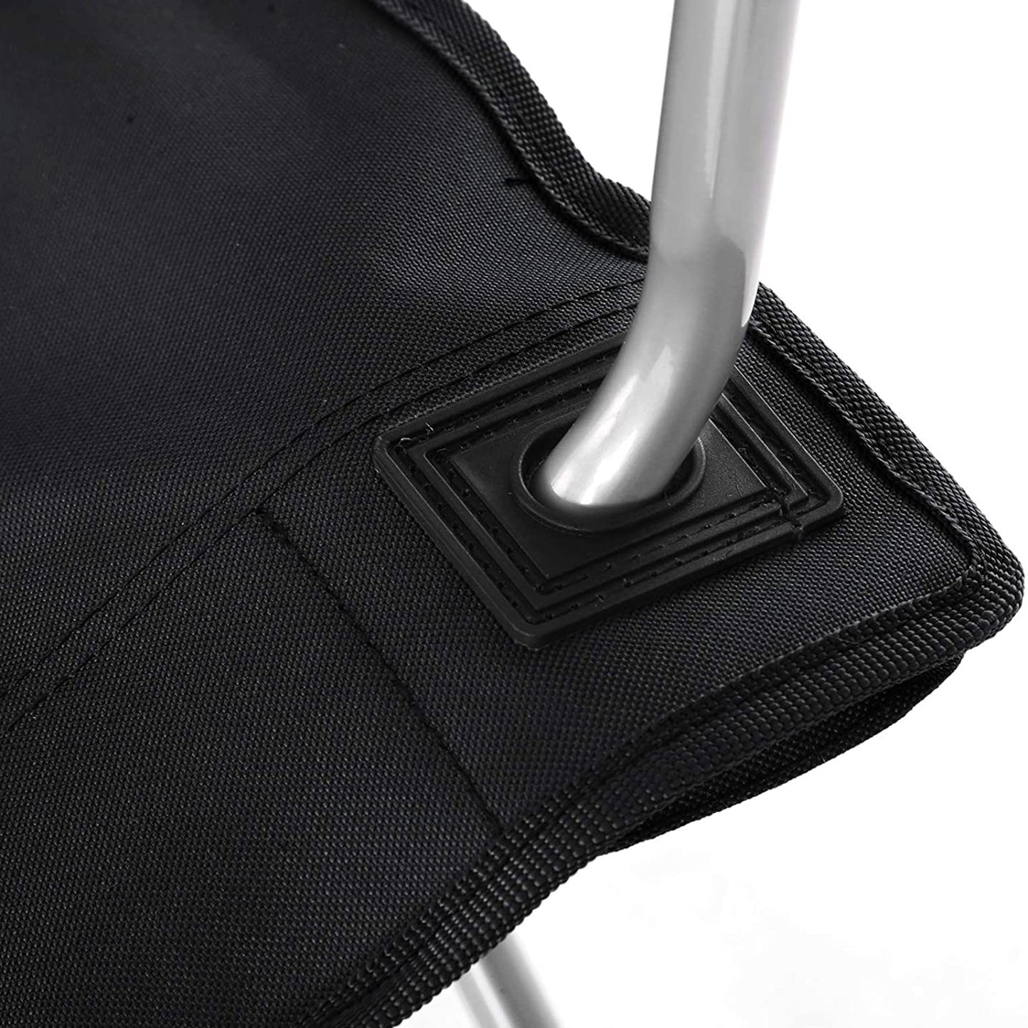 Set of 2 Blue Portable Camping Chairs with Armrest - image 15