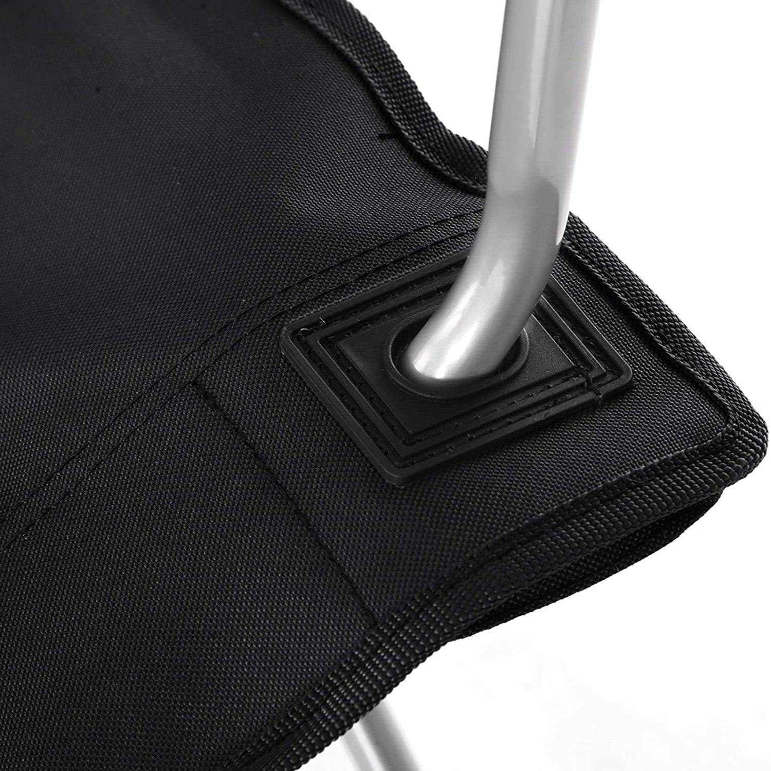 Set of 2 Blue Portable Camping Chairs with Armrest - image 15