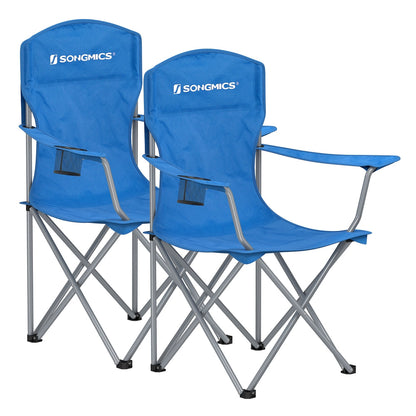 Set of 2 Folding Camping Chairs - image 9