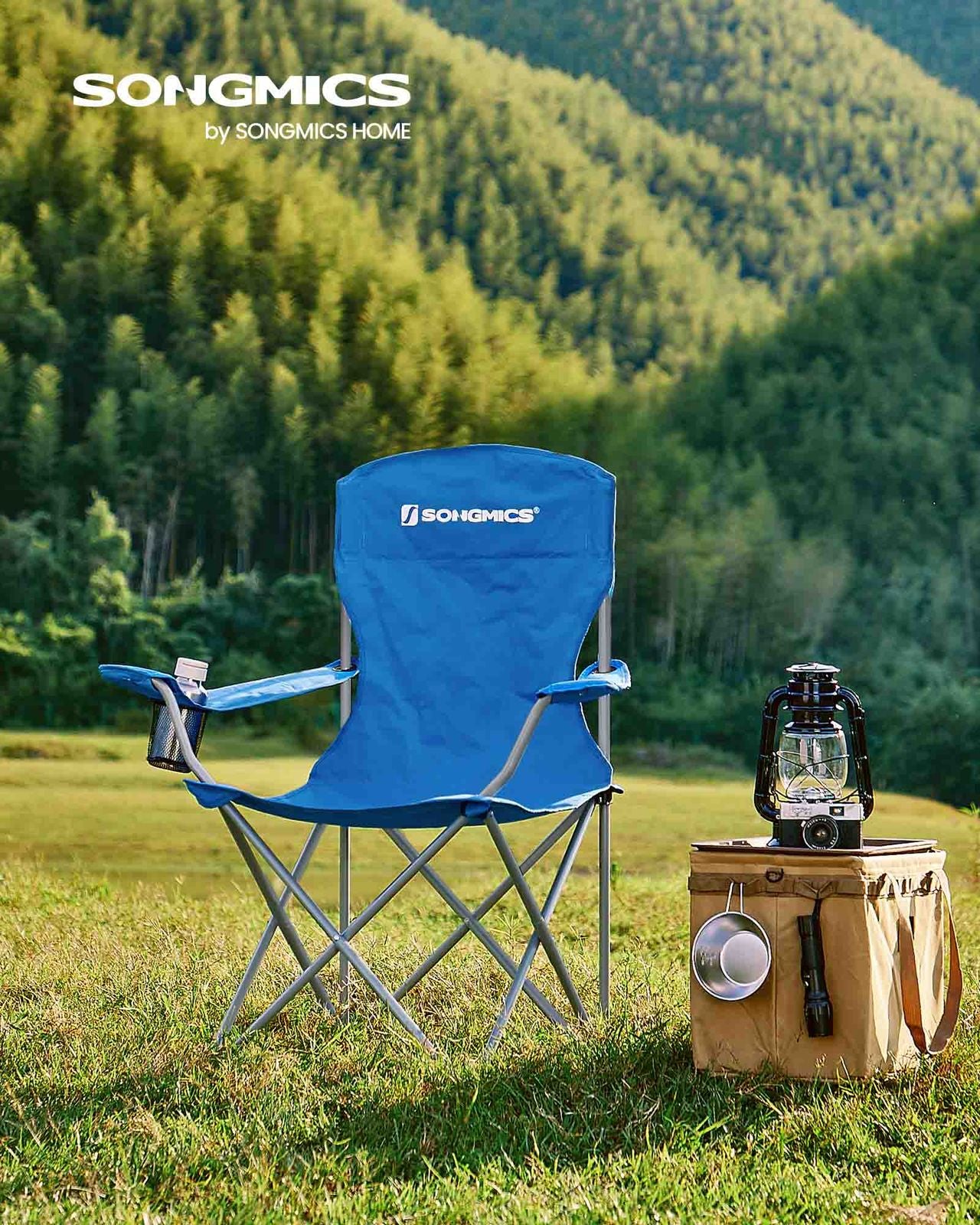 Set of 2 Folding Camping Chairs - image 10