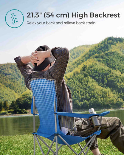 Set of 2 Folding Camping Chairs - image 11