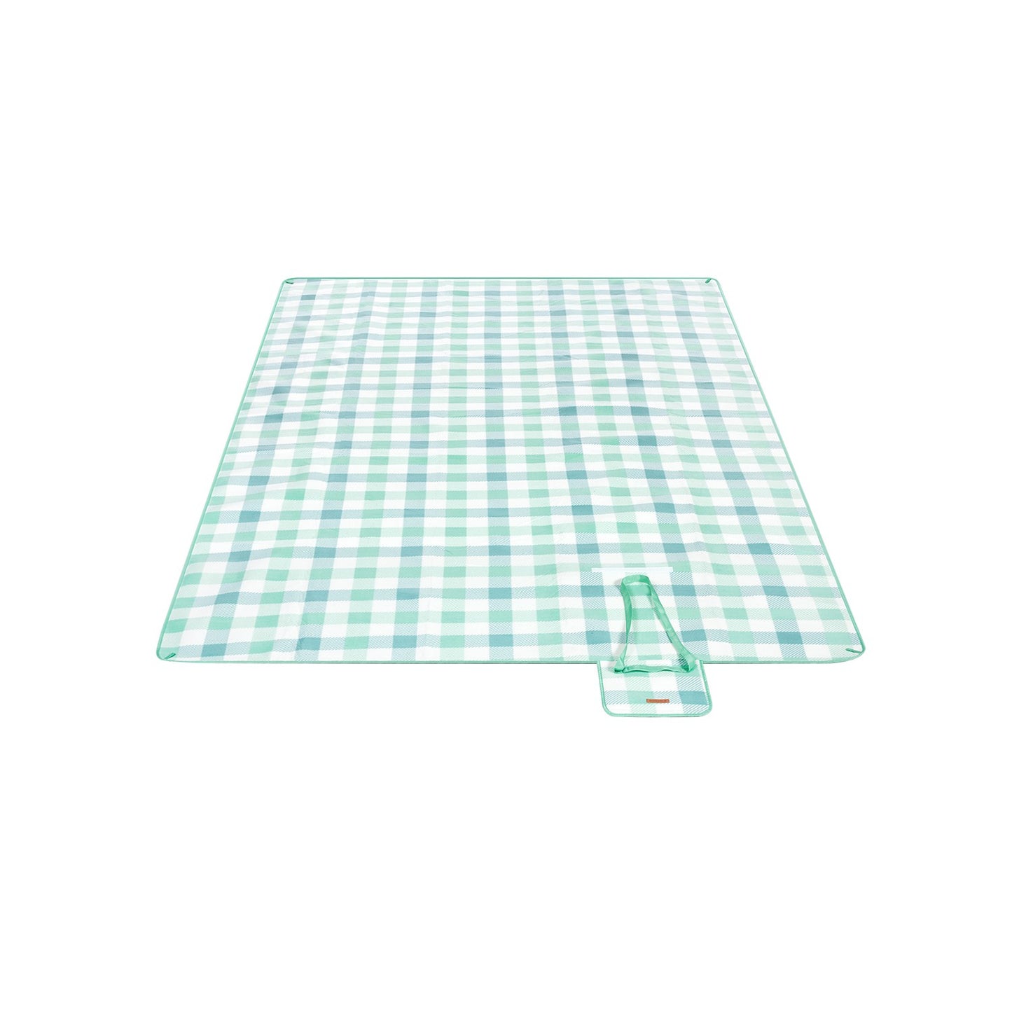 Picnic Blanket 300 x 200 cm Green and White - image 3