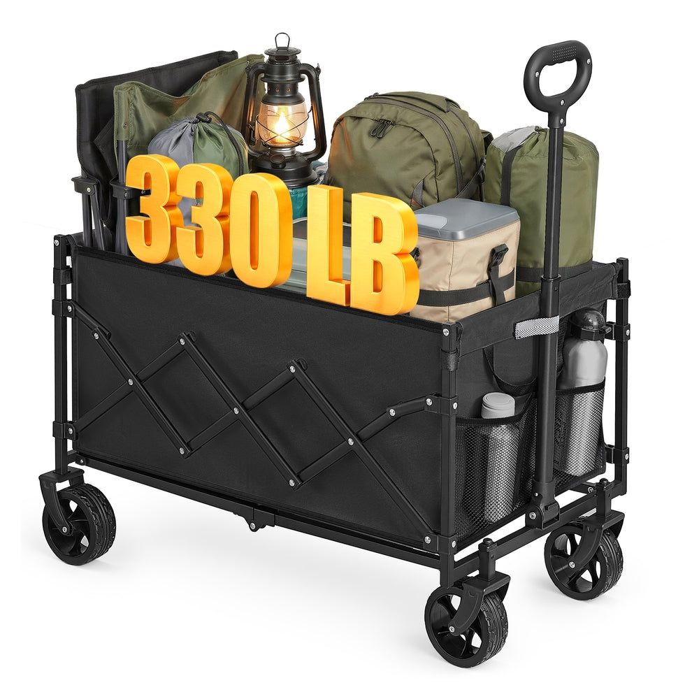 Foldable Camping Trolley with 4 Reinforced Wheels - image 15