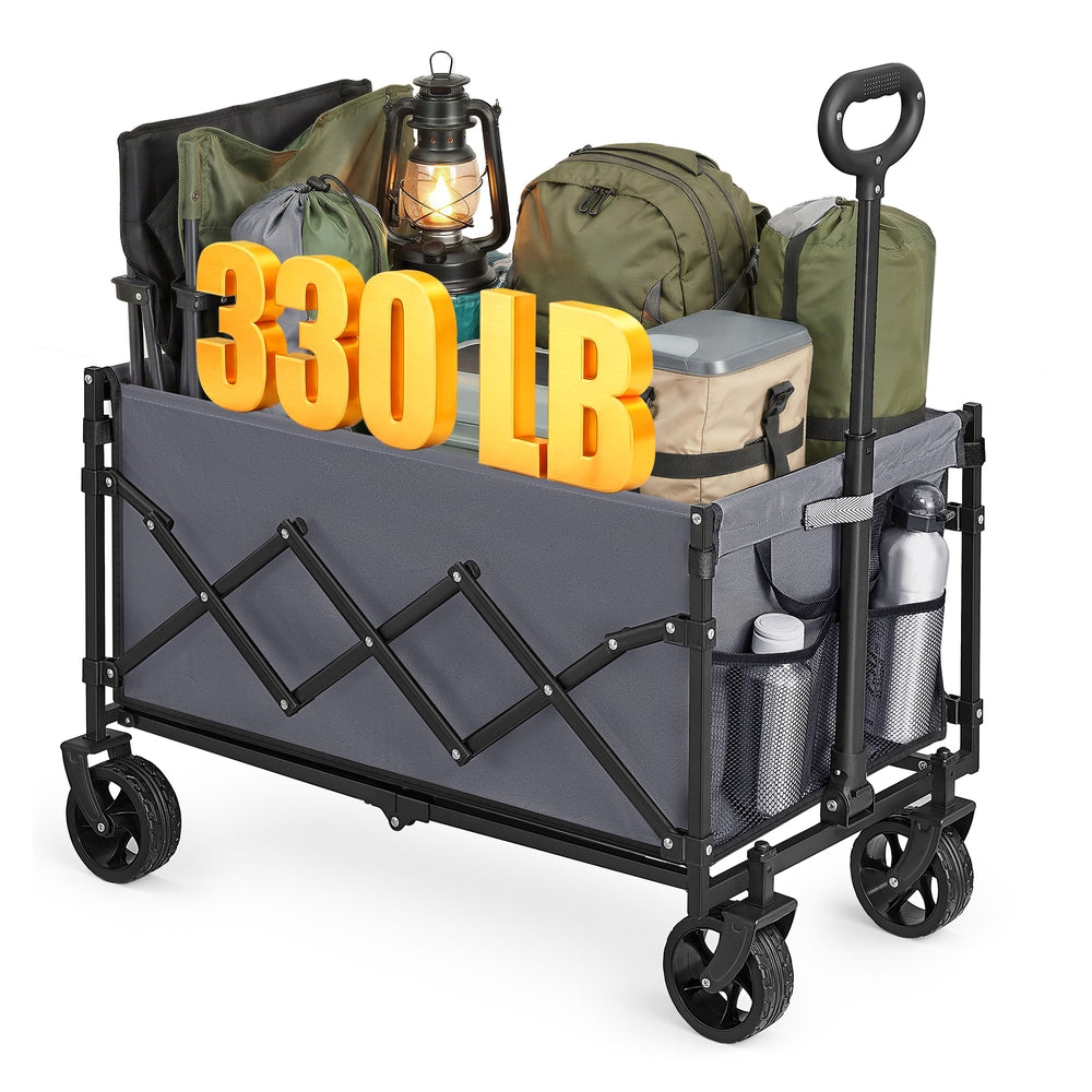 Foldable Camping Trolley with 4 Reinforced Wheels - image 22