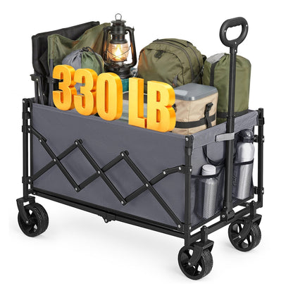 Foldable Camping Trolley with 4 Reinforced Wheels - image 22