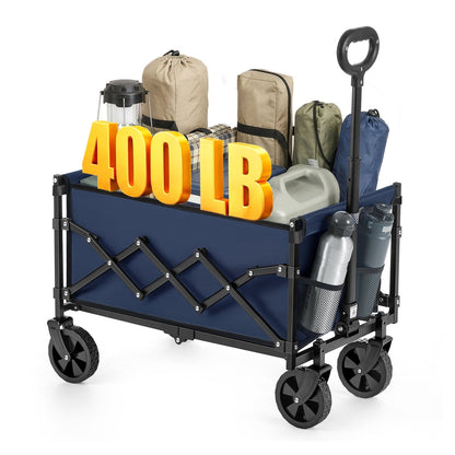 Foldable Camping Trolley with 4 Reinforced Wheels - image 29