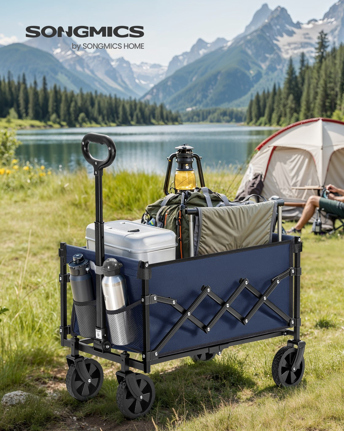 Foldable Camping Trolley with 4 Reinforced Wheels - image 30