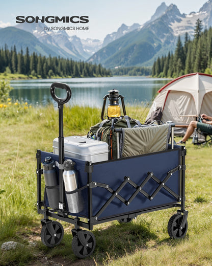 Foldable Camping Trolley with 4 Reinforced Wheels - image 30