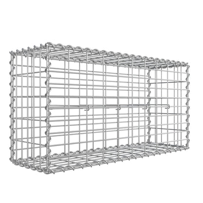 Gabion Basket, Metal Gabion Cages for Stones 100 x 50 x 30 cm - image 1