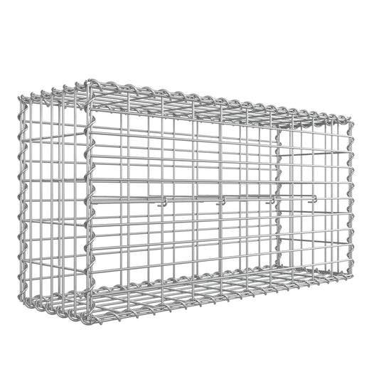 Gabion Basket, Metal Gabion Cages for Stones 100 x 50 x 30 cm - image 1