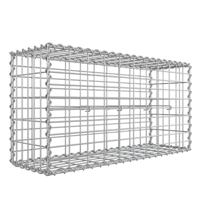Gabion Basket, Metal Gabion Cages for Stones 100 x 50 x 30 cm - image 2