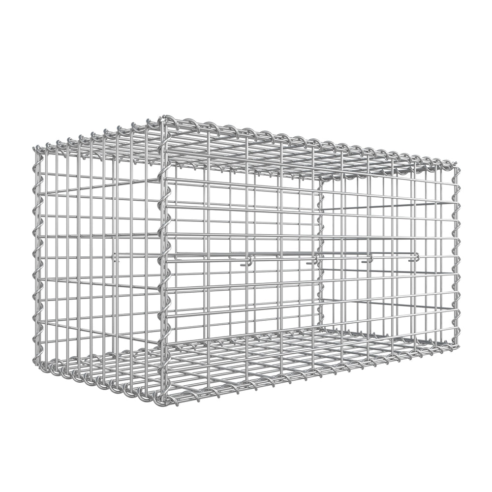 Gabion Basket Garden Fence 100 x 50 x 50 cm - image 1