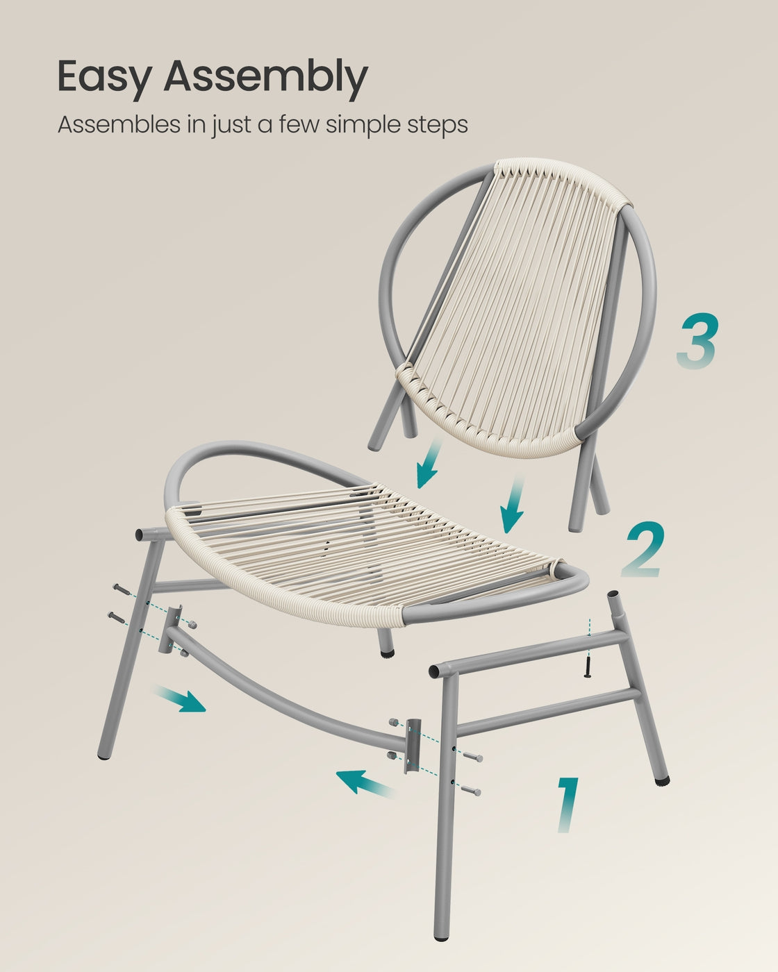 3-Piece Garden Bistro Set Ink Black - image 14