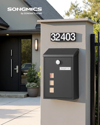 Wall Mounted Post Box 11.5 x 25.5 x 39.5 cm - image 11