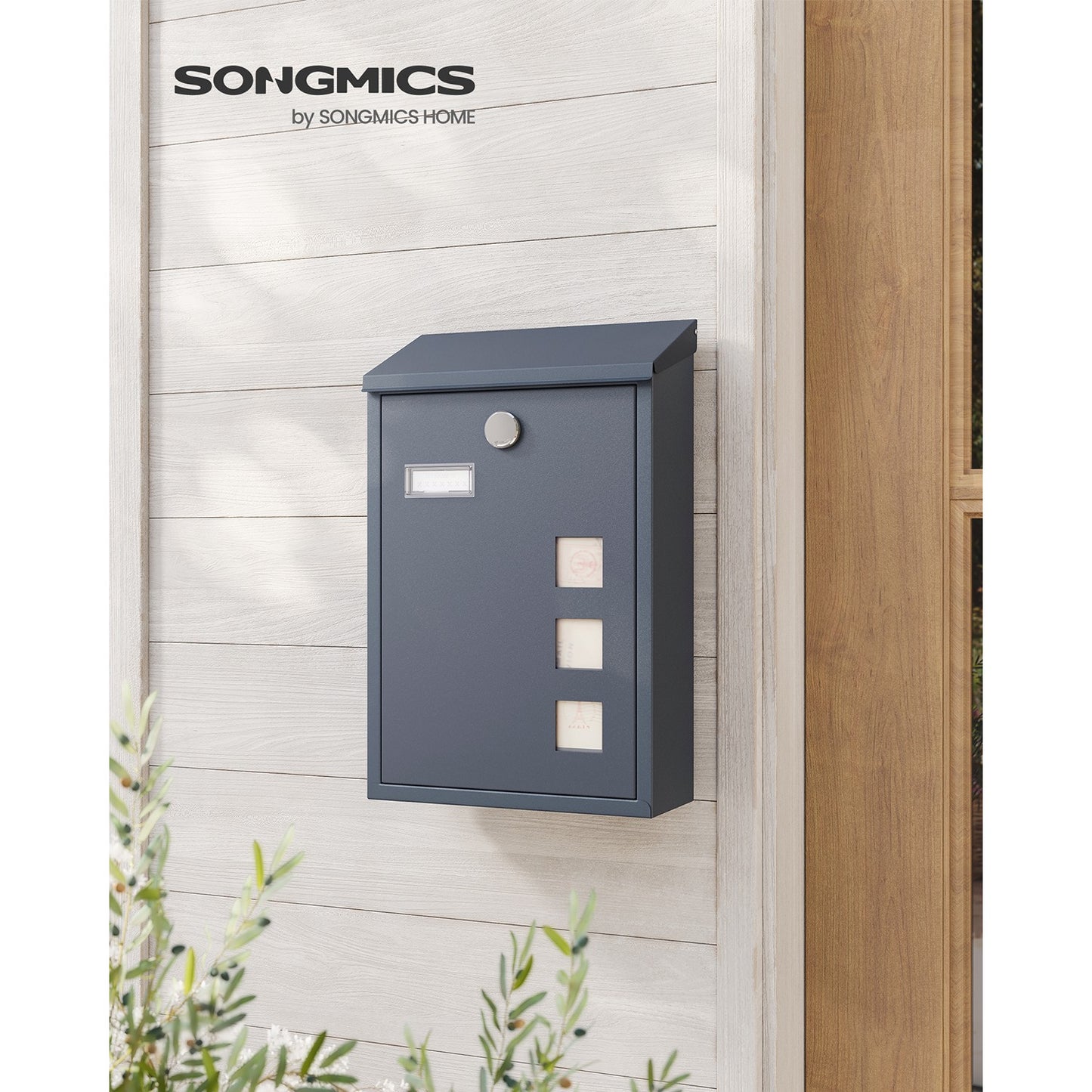 Wall Mounted Post Box 11.5 x 25.5 x 39.5 cm - image 19