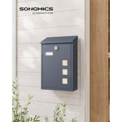 Wall Mounted Post Box 11.5 x 25.5 x 39.5 cm - image 19