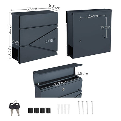 Lockable Mailbox for Wall - image 7