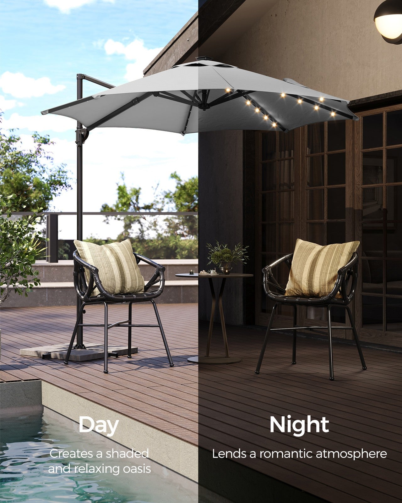 Garden Parasol Umbrella 3 m - image 3