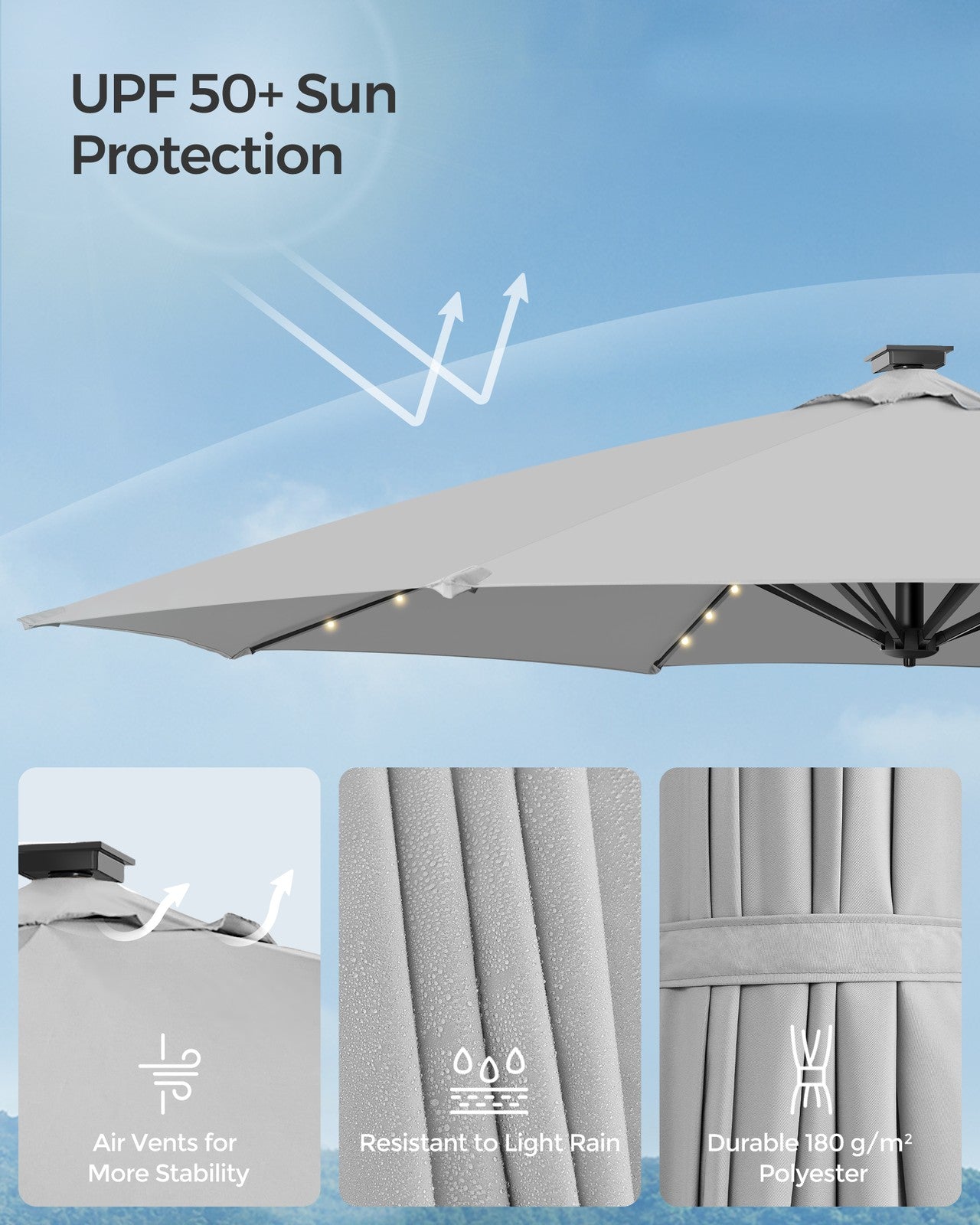 Garden Parasol Umbrella 3 m - image 4
