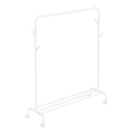 Clothes Rack, Single-Rod Clothing Rack with Wheels, Heavy-Duty Garment Rack - image 1