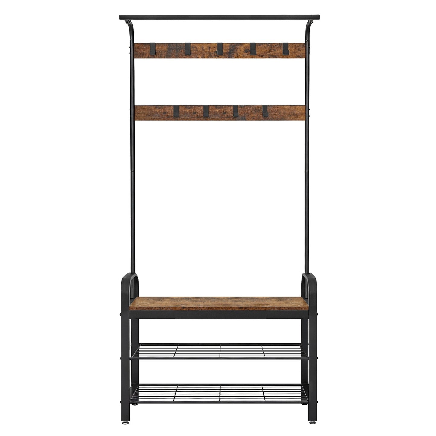 Coat Rack, Hall Tree with Shoe Bench, Entryway Bench with Coat Rack - image 25