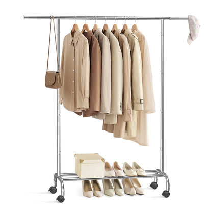 Clothes Rail with Extendable Hanging Rail Ink Black - image 8