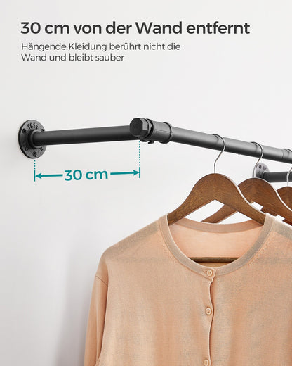 Wall-Mounted Clothes Rail 60 kg Load - image 17