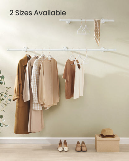 Wall-Mounted Clothes Rail 60 kg Load - image 25