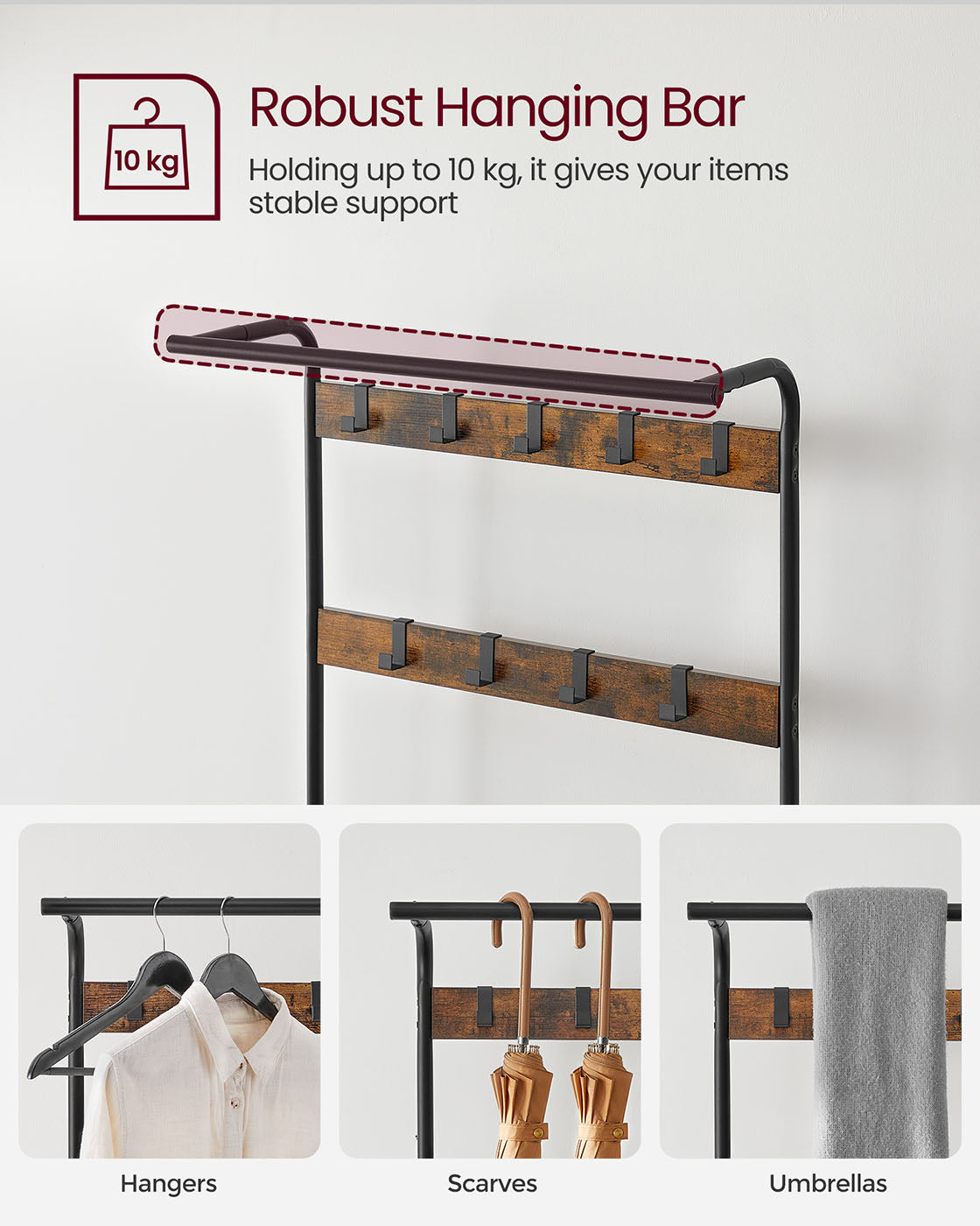 Vintage Coat Shoe Rack - image 5