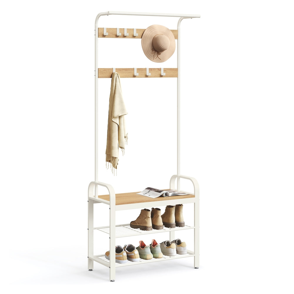 Vintage Coat Shoe Rack - image 10