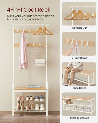 Vintage Coat Shoe Rack - image 13