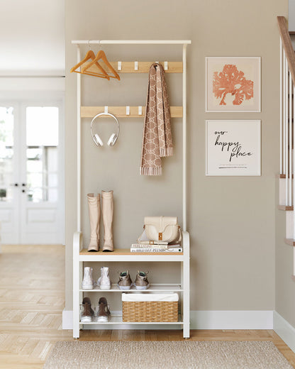 Vintage Coat Shoe Rack - image 19