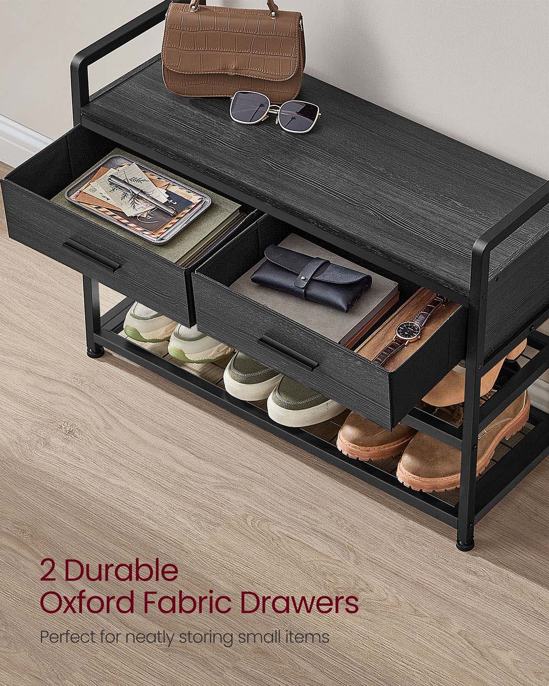 Coat Rack with Shoe Bench - image 11