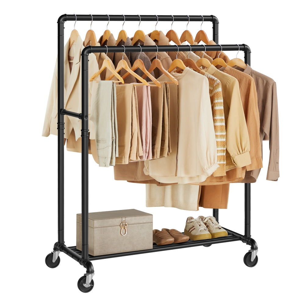 Industrial Pipe Clothes Rack - image 1