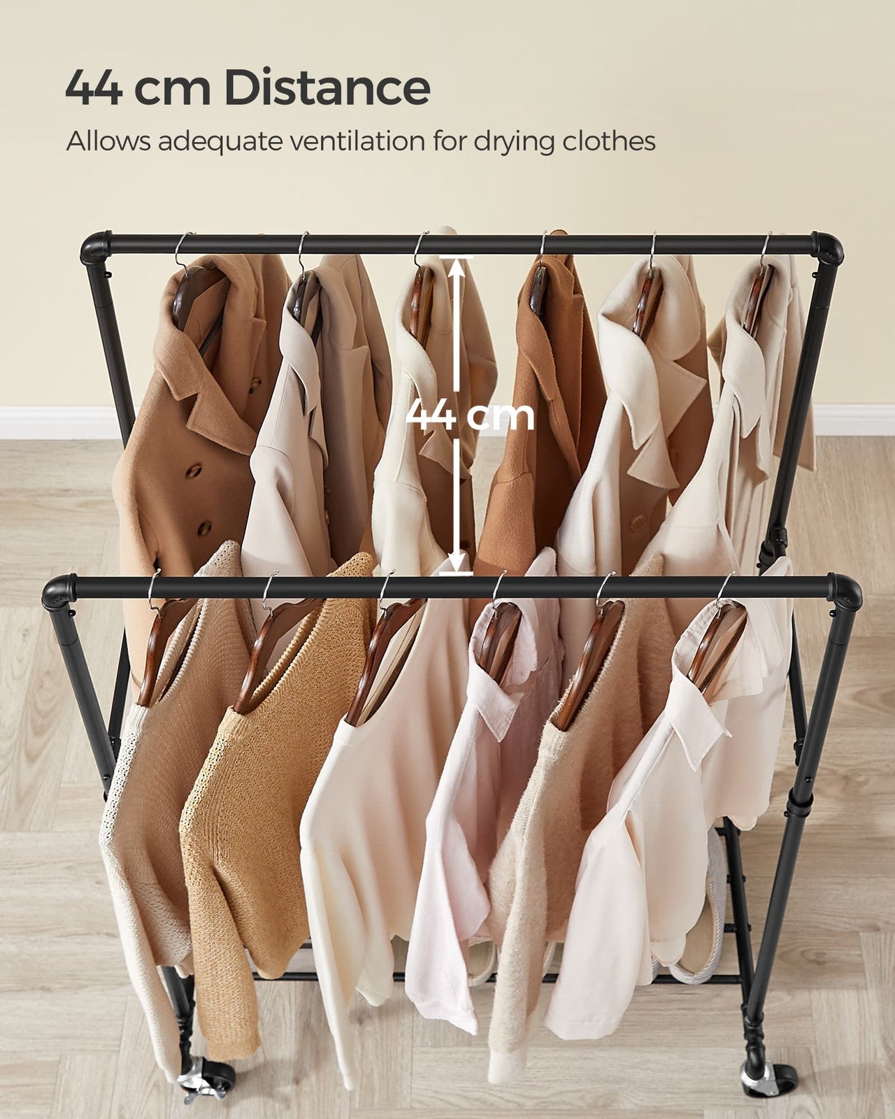 Industrial Pipe Clothes Rack - image 5