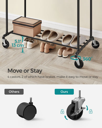 Industrial Pipe Clothes Rack - image 6