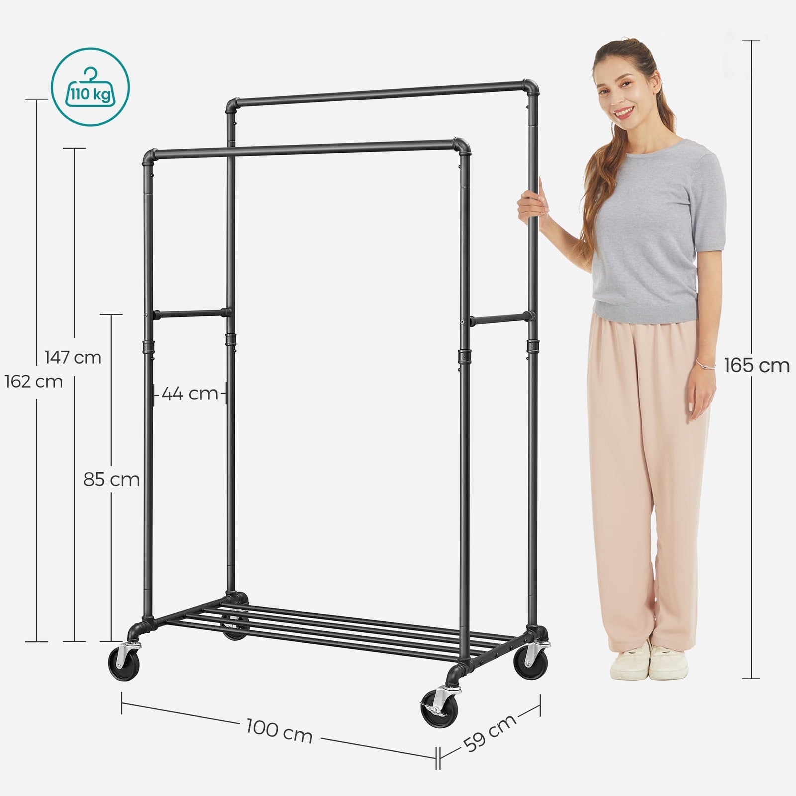 Industrial Pipe Clothes Rack - image 7