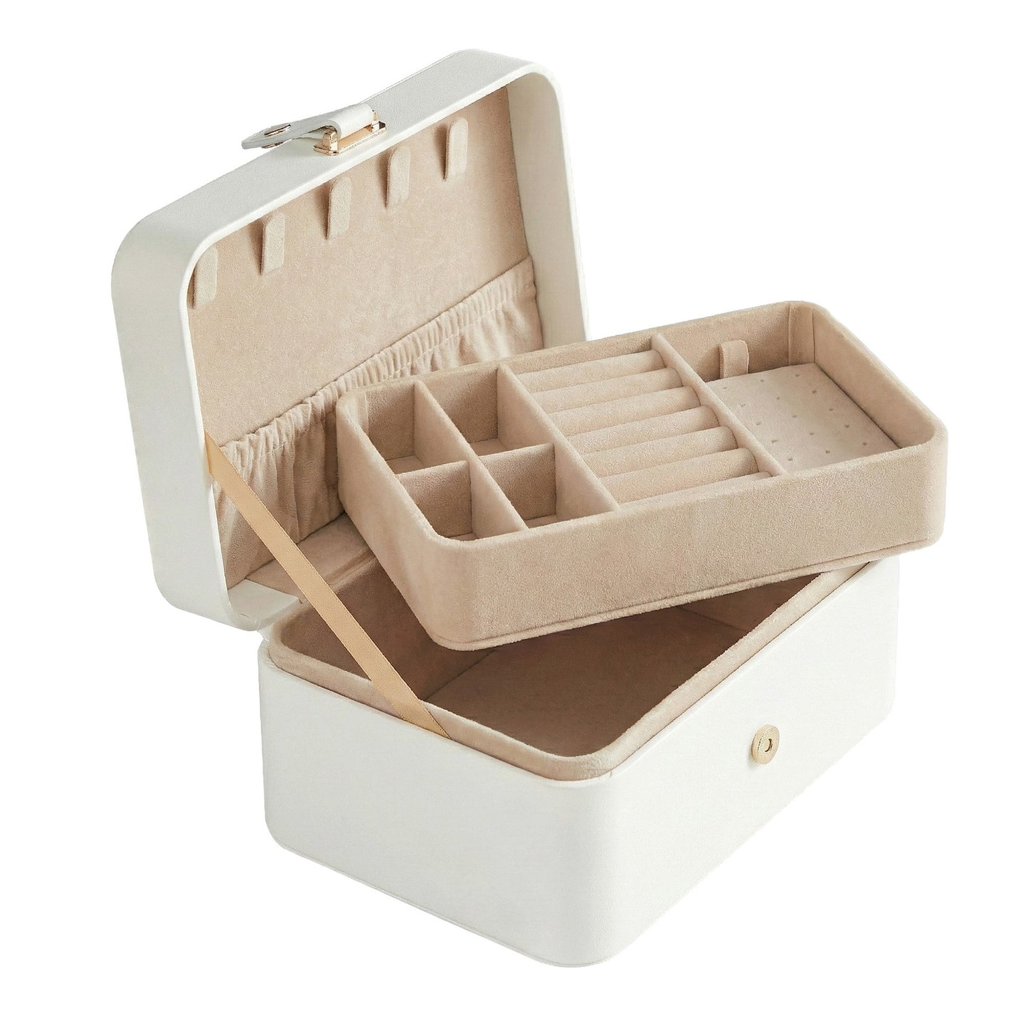 Portable Jewelry Box, Travel Jewelry Case - image 1