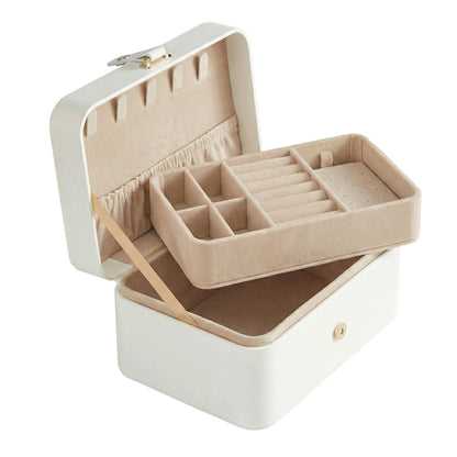 Portable Jewelry Box, Travel Jewelry Case - image 1