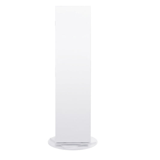 360° Rotating Mirrored Jewellery Cabinet, Lockable Jewellery Organiser, with Full-Length Mirror - image 1