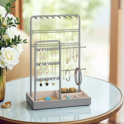 Jewelry Holder, Jewelry Organizer, Jewelry Display Stand with Metal Frame - image 24